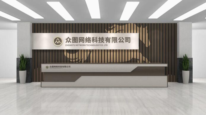 創(chuàng )意前臺背景墻設計效果圖(圖4) 簡(jiǎn)約高端質(zhì)感線(xiàn)條圖企業(yè)前臺酒店背景墻效果圖